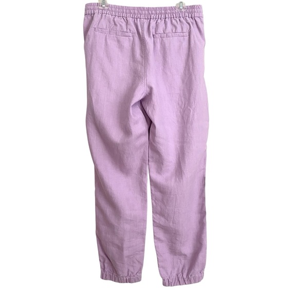 J. Crew Purple Sweatpants Elastic Cuffs Relaxed Fit - Picture 2 of 13
